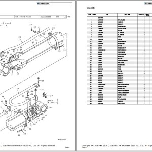 Sumitomo SH450LHD-3B Parts Manual