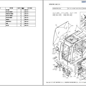 Sumitomo SH480LHD-5 Parts Manual