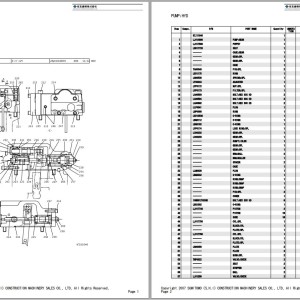 Sumitomo SH500LHD-5 Parts Manual