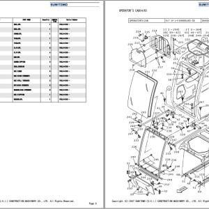 Sumitomo SH700LHD-3B Parts Manual