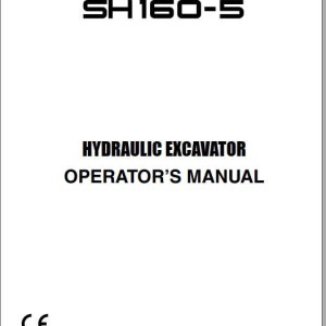 Sumitomo SH160-5 Parts, Operators & Shop Manual