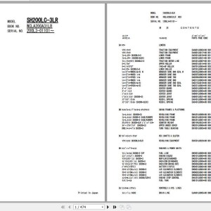 Sumitomo SH200LC-3 Parts Manual