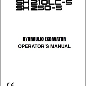 Sumitomo SH210LC-5 LR Parts, Operators & Shop Manual