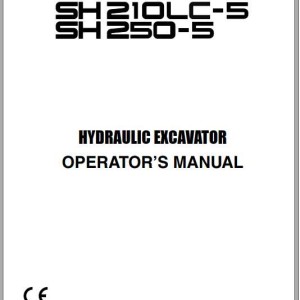 Sumitomo SH210LC-5 Parts, Operators & Shop Manual