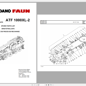 Tadano ATF Crane 5.62 GB Service Operating Maintenance Manual