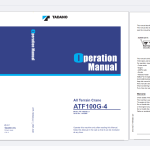Tadano Crane 30.1 GB PDF Operator & Maintenance Manual Updated 12.2024