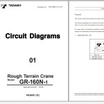 Tadano Crane PDF All Model Service Manual, Circuit Diagram