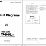 Tadano Crane TR Series 3.54 GB PDF Service, Operator & Maintenance Manual Diagram