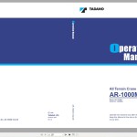 Tadano Mobile Crane 13.5 GB PDF Operator & Maintenance Manual Updated 2022