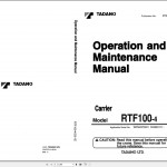 Tadano AR-1000M-1 Operation Manual RTF100-4_O5-1E