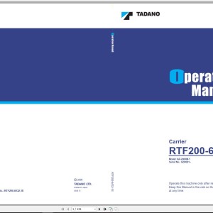Tadano AR-1200M-1 Operation Manual RTF200-6_O2-1E