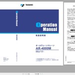 Tadano AR-4000M-1 Operation Manual AR-4000M-1_O1-3J
