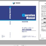 Tadano AR-5500M-1 Operation Manual AR-5500M-1_O3-3J