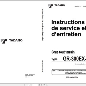 Tadano GR-300EX-1 Operation Manual GR-300EX-1_O4-2F