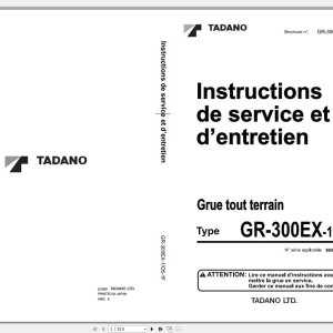Tadano GR-300EX-1 Operation Manual GR-300EX-1_O5-1F