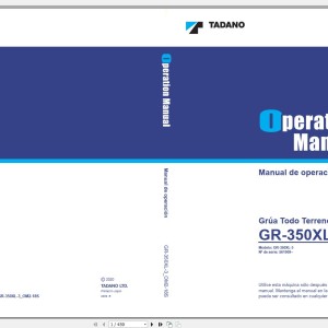 Tadano GR-350XL-3 Operation Manual GR-350XL-3_OM2-18S