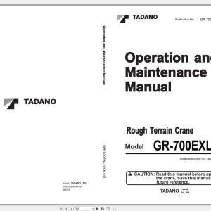 Tadano GR-700EXL-1 Operation Manual GR-700EXL-1_O4-1E