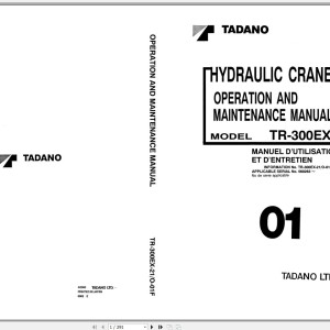 Tadano TR-300EX-2 Operation Manual TR-300EX-21_O-01F