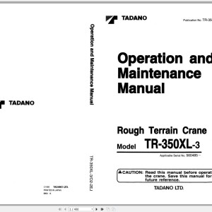 Tadano TR-350XL-3 Operation Manual TR-350XL-3_O2-2EJ