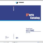 Tadano Truck Crane GT-700E-1_P1-1EJ Parts Catalog EN+JP