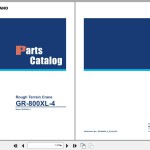 Tadano GR-800XL-4 Parts Catalog GR-800XL-4_P1(U)-3EJ 2023 EN JP