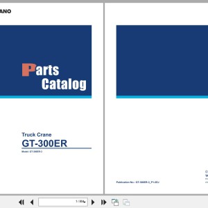 Tadano GT-300ER Parts Catalog GT-300ER-3_P1-2EJ 2023 EN JP