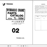 Tadano TL-160M Parts Catalog TL-160M-3_P-02 2000 EN JP
