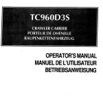Takeuchi TC960D Operators Parts Manual