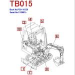 Takeuchi TB015 Parts Workshop Operators Manual