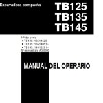 Takeuchi TB125 TB135 TB145 Operators Parts Workshop Manual
