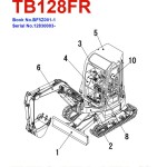 Takeuchi TB128FR Parts Workshop Operators Manual