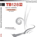 Takeuchi TB128FR Parts Workshop Operators Manual