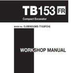 Takeuchi TB138FR TB153FR TB180FR Operators Parts Workshop Manual