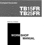 Takeuchi TB15 TB25FR Operators Parts Workshop Manual