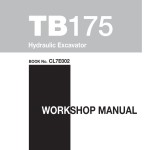 Takeuchi TB175 Operators Parts Workshop Manual