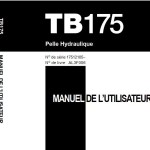 Takeuchi TB175 Parts Workshop Operators Manual