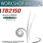 Takeuchi TB2150 Operators Parts Workshop Manual