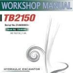 Takeuchi TB2150 Workshop Operators Parts Manual