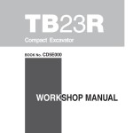 Takeuchi TB23R Workshop Operators Parts Manual