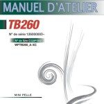 Takeuchi TB260 Parts Workshop Operators Manual