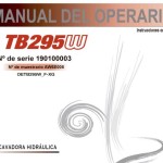 Takeuchi TB295W Operators Parts Workshop Manual
