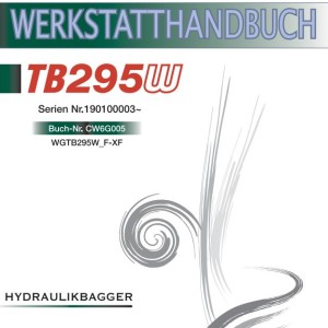 Takeuchi TB295W Parts Workshop Operators Manual