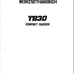 Takeuchi TB30 Workshop Manual