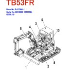 Takeuchi TB53FR Parts Workshop Operators Manual
