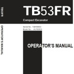 Takeuchi TB53FR Workshop Parts Operators Manual