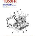 Takeuchi TB53FR Workshop Parts Operators Manual