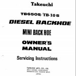Takeuchi TB650S Operators Manual