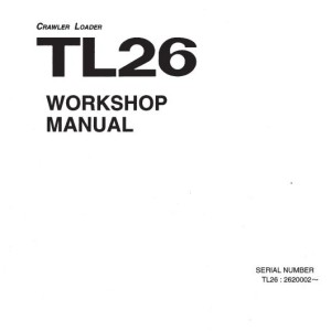 Takeuchi TL126 Workshop Parts Operators Manual