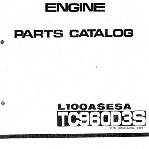 Takeuchi TC960D3S Parts Manual