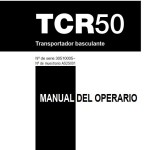 Takeuchi TCR50 Operators Parts Workshop Manual